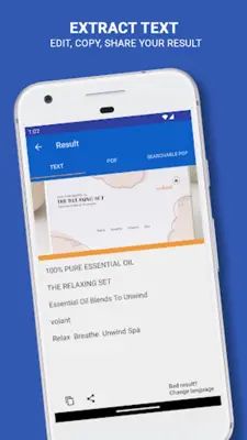 OCR me - Photo Image Scanner android App screenshot 8